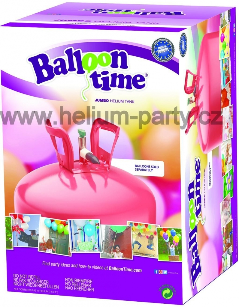 Helium do ballonků Balloon Time 50 + překvapení od 1 029 Kč - Heureka.cz