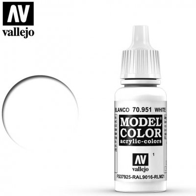 Vallejo Model Color: White 17ml barva na modely – Zboží Mobilmania