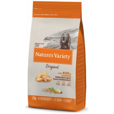 Nature's Variety original no grain pro střední psy s kuřecím 2 kg