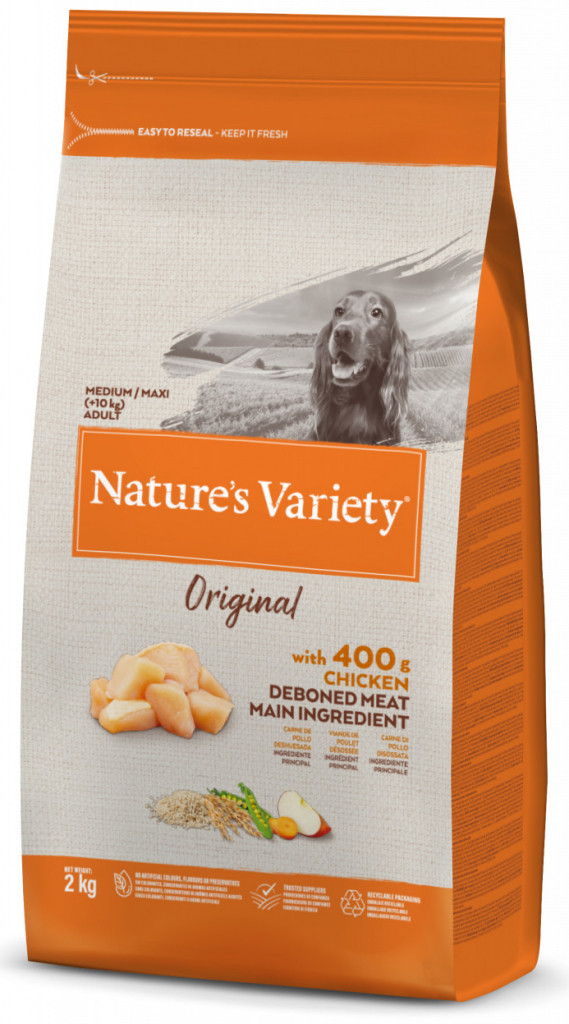 Nature\'s Variety original No Grain pro střední psy s kuřecím 2 kg