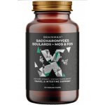 BrainMax Saccharomyces boulardii Cestovní probiotika s MOS & FOS 90 rostlinných kapslí – Hledejceny.cz