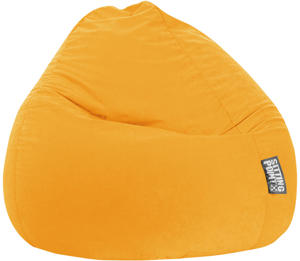 Beanbag sedací vak Easy XXL 80 × 130 cm žlutý