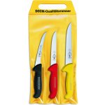 F. Dick sada nožů ve třech barvách ergogrip 13 až 18cm 3 ks – Sleviste.cz
