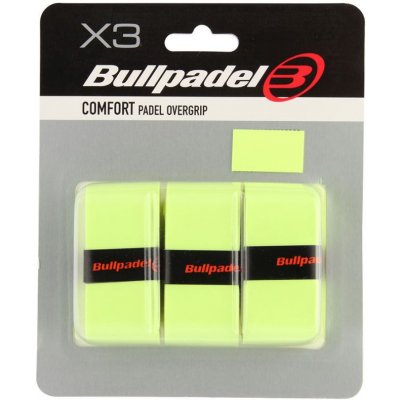 Bullpadel Comfort Padel Overgrip GB 1200 3 ks amarillo azufre fluor – Zboží Dáma