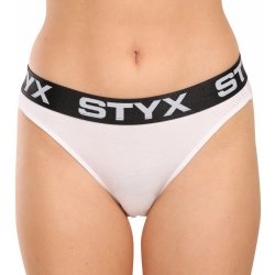 Styx Dámské kalhotky sportovní guma IK1061 bílá