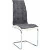 Jídelní židle MOB Santa New tmavě šedá / bílá
