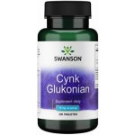 Swanson Glukonát Zinečnatý 30 mg 250 tablet – Hledejceny.cz