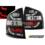 ZADNÍ SVĚTLOMETY, LAMPY LED ŠKODA OCTAVIA 2 COMBI, 2004-2013, ČIRÉ, ČERNÉ BLACK