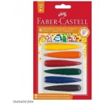 Faber Castell Plastové pastelky voskovky do dlaně 6ks – Zboží Mobilmania