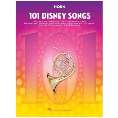 101 Disney Songs: sólové skladby pro lesní roh – Zboží Mobilmania