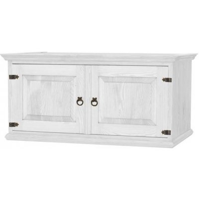 Arten Nástavec na skříň Poprad NAD102 borovice bílý vosk ART-POP-NAD102-BILY – Zboží Dáma