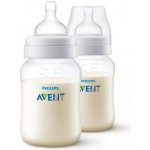 Philips Avent Kojenecká láhev Anticolic s ventilem AirFree 2ks transparentní 125 ml – Zboží Dáma