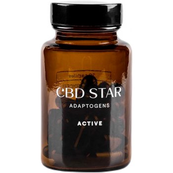 CBD Star Adaptogens Active Medicinální houby Lion's mane a Cordyceps + CBD 30 kapslí