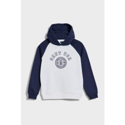 Gant Relaxed Raglan Sweat Hoodie modrá