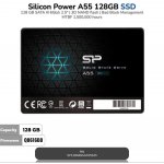 Silicon Power SSD A55 128GB, 2.5'', SATA III, SP128GBSS3A55S25 – Hledejceny.cz