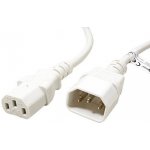 goobay Kabel síťový prodlužovací, IEC320 C14 - IEC320 C13, 1m, bílý (97582) - 19.92.1509 – Zboží Živě