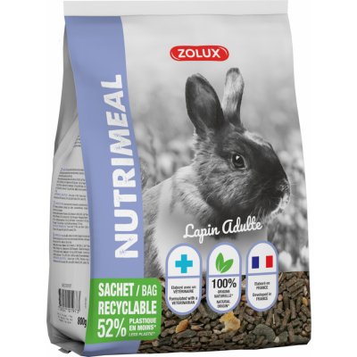 Zolux Krmivo králík Adult NUTRIMEAL mix 800 g – Zbozi.Blesk.cz