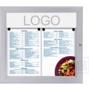 Jansen Display venkovní menu vitrína 4 x A4
