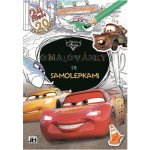 Omalovánky se samolepkami A4 Auta Kolektiv Brožovaná – Sleviste.cz