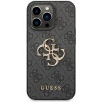 Pouzdro Guess 4G Metal Logo Apple iPhone 14 Pro Max šedé – Hledejceny.cz