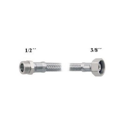 nerezová připojovací hadička Š 1/2"x M 3/8", DN 9,5 x 14 mm,100 cm – Zbozi.Blesk.cz