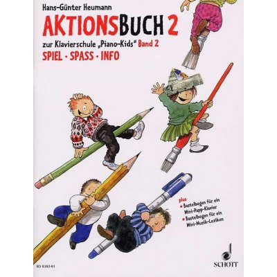 Hans Günter Heumann Piano Kids 2 Aktionsbuch noty na klavír – Hledejceny.cz