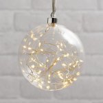 STAR TRADING Glow LED dekorační koule ze skla Ø 15 cm čirá – Hledejceny.cz
