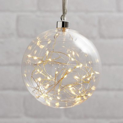 STAR TRADING Glow LED dekorační koule ze skla Ø 15 cm čirá – Hledejceny.cz