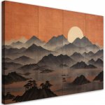 Gario Obraz na plátně Nádherná japonská horská krajina Rozměry: 60 x 40 cm – Zbozi.Blesk.cz