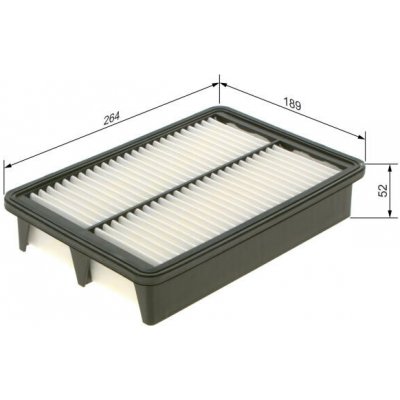 Vzduchový filtr BOSCH F 026 400 587 BO F026400587 – Hledejceny.cz