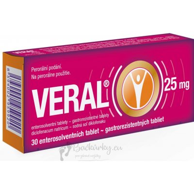 VERAL POR 25MG TBL ENT 30 – Hledejceny.cz