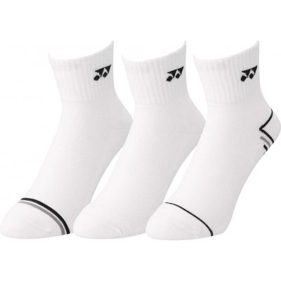 Yonex Quarter Socks 3P white – Zboží Mobilmania