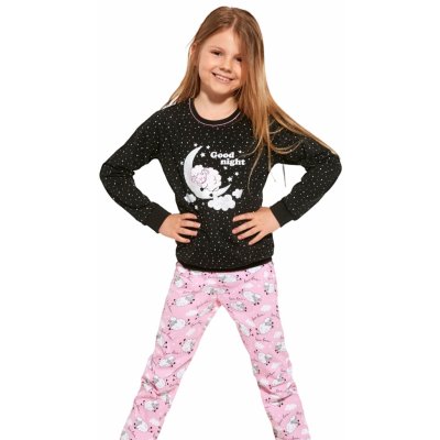 Cornette Kids Girl Sheep Dívčí pyžamo černá