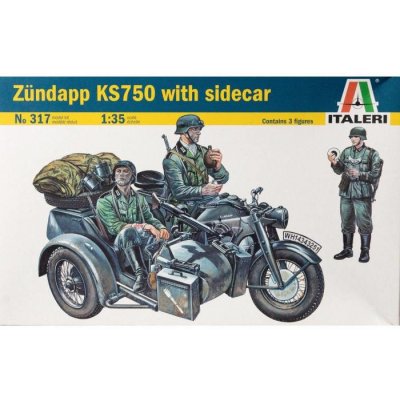 Italeri Model Kit Zündapp KS750 0317 1:35 – Zboží Mobilmania