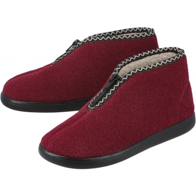 esmara dámská domácí obuv burgundská – Zboží Dáma
