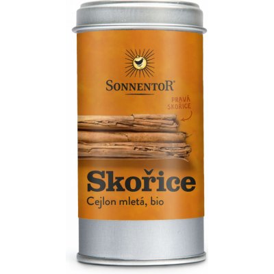 Sonnentor Skořice Cejlon bio mletá dózička 40 g – Hledejceny.cz