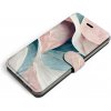 Pouzdro a kryt na mobilní telefon Pouzdro Mobiwear Flip Samsung Galaxy Xcover 5 - VP33S Růžový a zelenkavý mramor