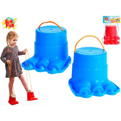 Kostky/chůdy 10,5 cm mix barev (modrá, červená) – Zbozi.Blesk.cz