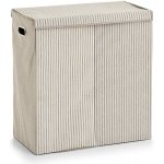 ZELLER Dvoukomorový , skládací kontejner na prádlo - 120 l, 63 x 61,5 x 31 cm – Zboží Dáma