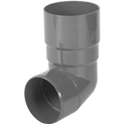 Bryza Koleno svodu 89° Ø 63 mm plast RAL 7021 antracit – Sleviste.cz