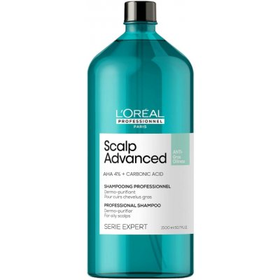 L´Oréal Professionnel Scalp Advanced Anti-Oiliness Shampoo čisticí šampon pro mastnou pokožku hlavy 1500 ml – Zboží Dáma