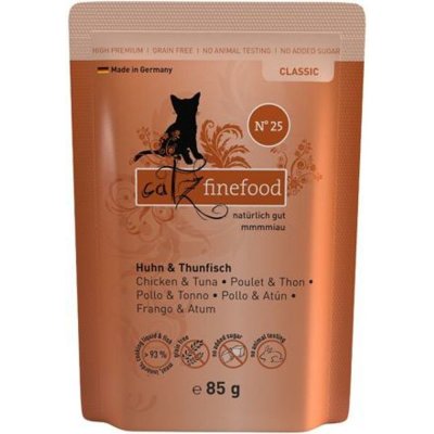 Petnature Catz Finefood No.25 s kuřecím masem & tuňákem 85 g