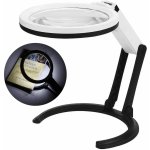 BrightEye MG3B-1D lupa na čtení s 10 LED světly se stojanem 138 mm 1,8x 25 mm 2,5x – Zboží Dáma