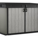 KETER GRANDE STORE šedohnědá 190,5 x 109,3 x 132,5 cm 17204255 – Zboží Mobilmania