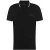 Pánské Tričko Pierre Cardin Trimmed Polo tričko Černá