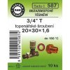 Těsnění k pračce HARTMAN těsnění bezasbestové 3/4" 20*30mm, sada č. 587