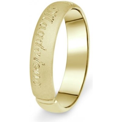 Danfil prsten DF04 P žluté zlato – Zboží Mobilmania