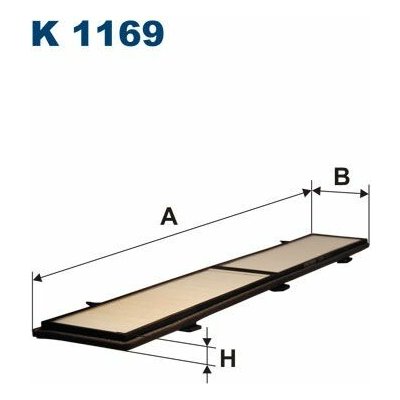 Filtr, vzduch v interiéru FILTRON K 1169 – Hledejceny.cz