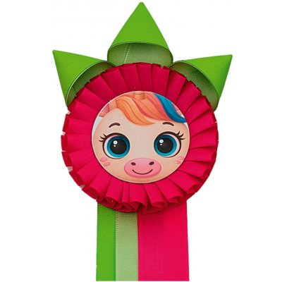 Kokarda jednořadá JEDNOROŽEC průměr 11 cm – Zbozi.Blesk.cz