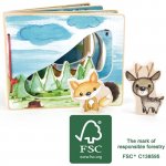 Small Foot obrázková knížka Interaktivní hra – Zboží Dáma